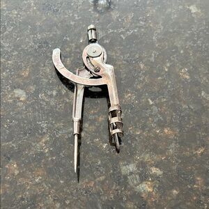 Vintage Metal Drafting Compass